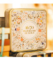 Biscuits sablés assortiment nature, pépites de caramel, de citron et tout chocolat - coffret métal "Bouquet Sauvage" 400g