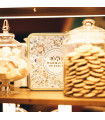 Biscuits sablés assortiment nature, pépites de caramel, de citron et tout chocolat - coffret métal "Bouquet Sauvage" 400g
