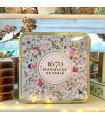 Biscuits sablés assortiment nature, pépites de caramel, de citron et tout chocolat - coffret métal "Bouquet Sauvage" 400g