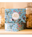Biscuits sablés assortiment sablés nature, tout chocolat et pépites de citron - boite métal "Invitation au voyage" 300g