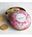 Biscuits sablés pépites d'abricot  - boite métal ronde "Écrin trésor" 175 g