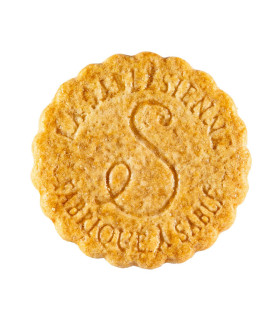Biscuits sablés nature pur beurre frais - boite métal "Paris papillon" 150g