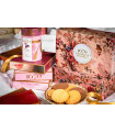 Biscuits sablés assortiment nature, pépites de chocolat et de caramel - boite métal "Songe dans un sous-bois" 300 g