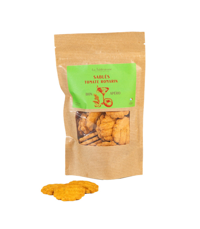 Tomato Rosemary small biscuit - 40g Tomato Rosemary small biscuit - 40g