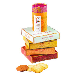 Cookies assortment and citrus infusion